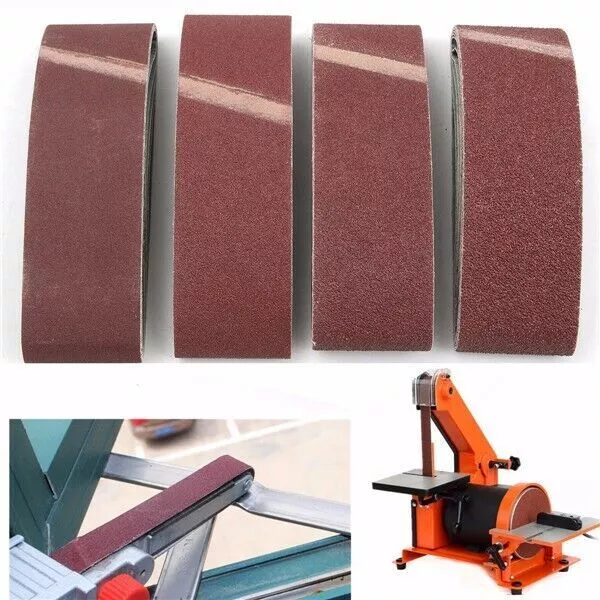 5/10 pcs bandes abrasives en tissu 100 x 915 mm MIX K40-400 bande abrasive... 2