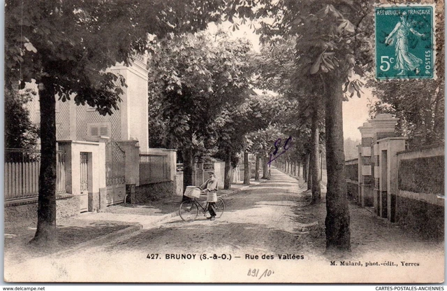 91 BRUNOY - la rue des vallees.