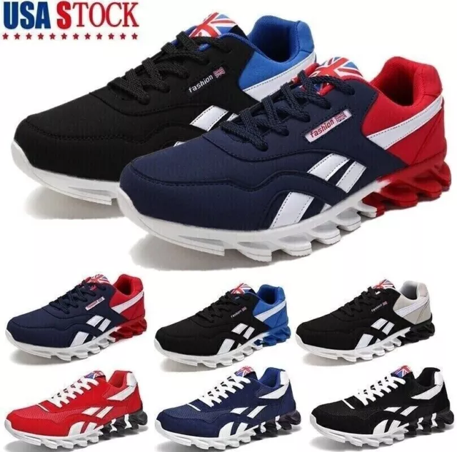 Men's Athletic Running Sneakers Fashion Casual Walking Sports Tennis Shoes Gym