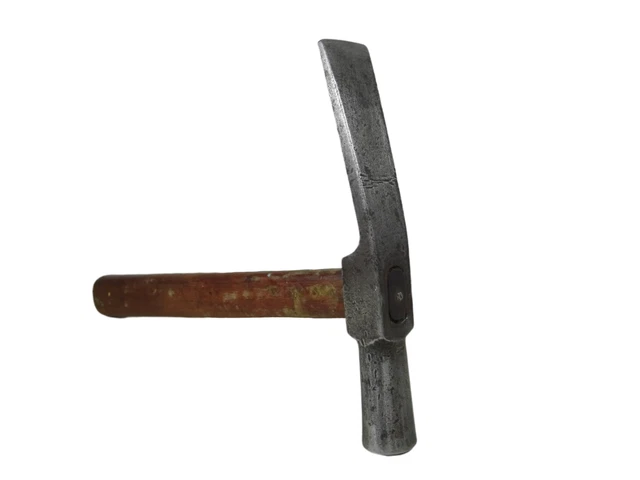 Antique Vintage Leather Workers Perfect Original Handle Tack Hammer Old Tool