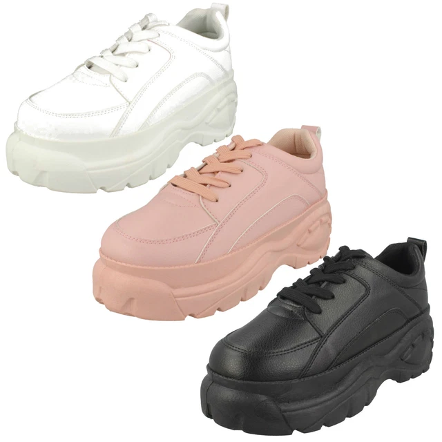 FEMMES REFLEX LACET pais Paltes Baskets F7R146 EUR 23 48