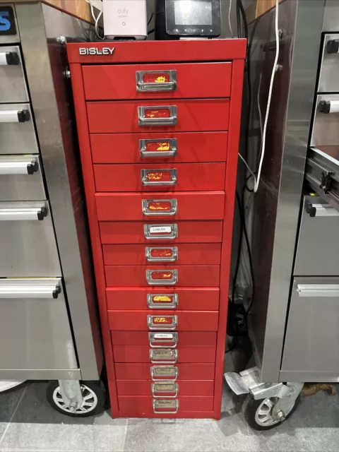 bisley 15 drawer filing cabinet