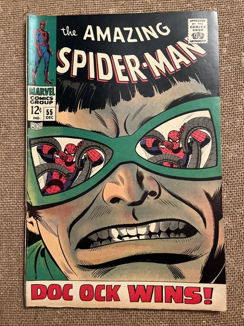 AMAZING SPIDER-MAN #55 (Marvel Comics 1967) "Doc Ock Wins!" VF-