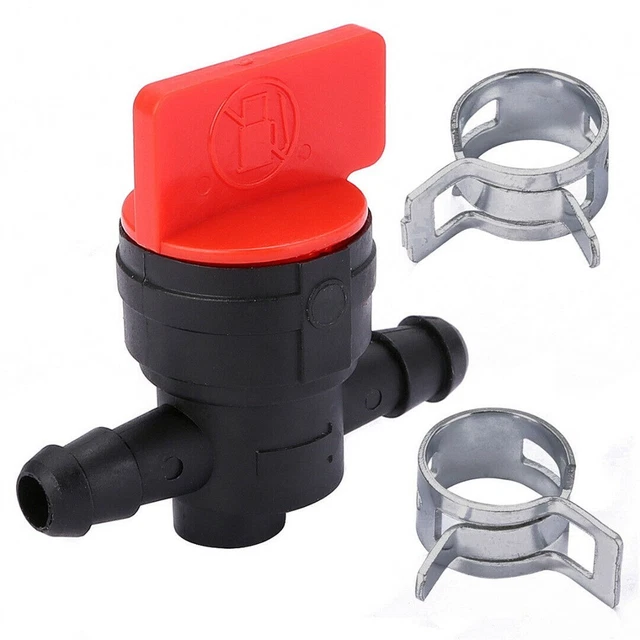 SWITCH VALVE FUEL Shut Off Black&red Corrosion-resistence Easy Install ...