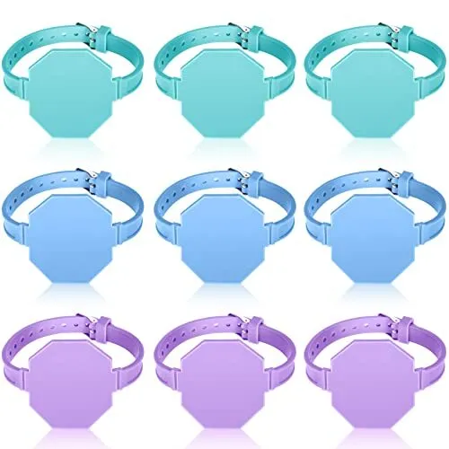 9 Pcs Silicone Memo Wrist Band Wearable Nurse Notepad in Watch Shape Reusable