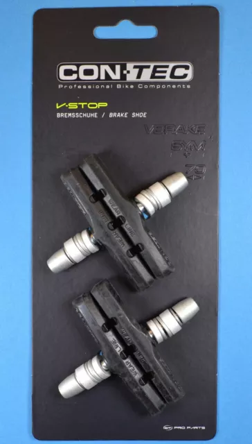 CONTEC V-STOP 4 Stück Bremsschuhe, Bremsen 70mm für V-Brake,Bremsbacken, Fahrrad EUR 10,90 - PicClick DE