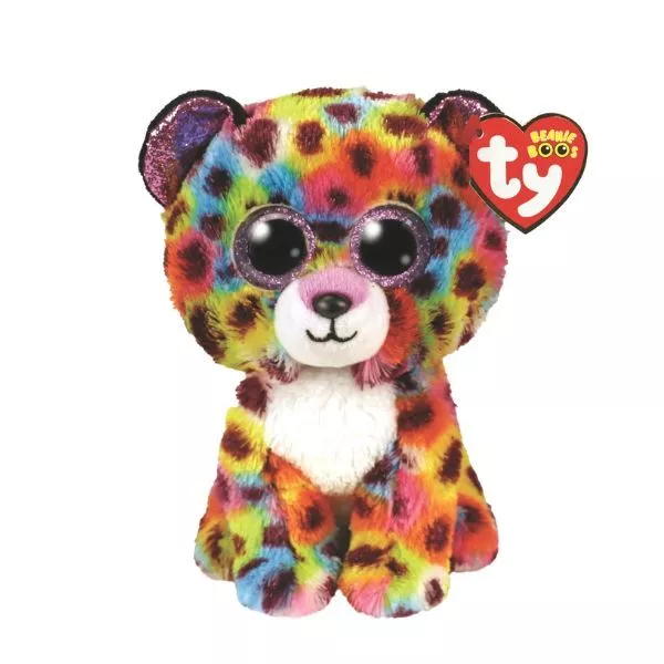 Ty Beanie Babies Boos Giselle Leopard With Horn Plush Soft Toy New