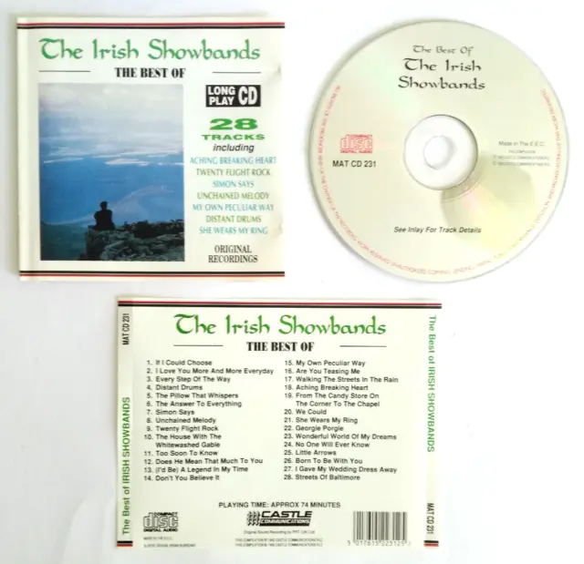 Cd The Best Of The Irish Showbands Uk 1992 Folk Country Compilation Irlanda(L21)