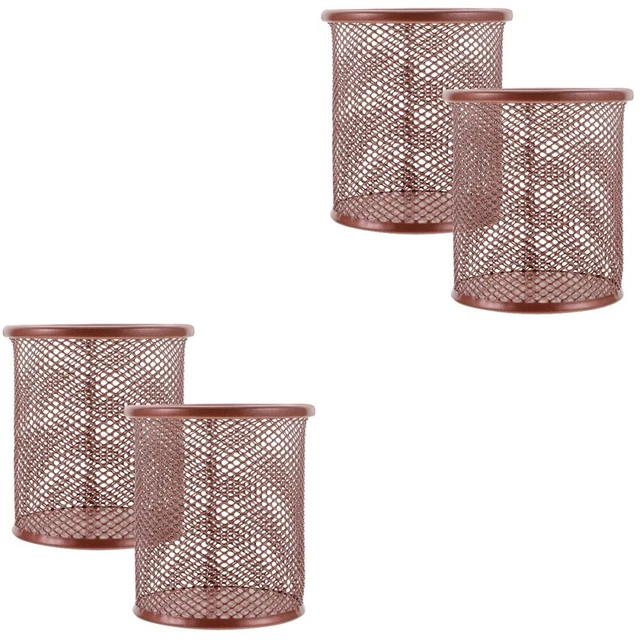 4 pcs Organizer Brush Office Mesh Pen Holders for Home House Classroom