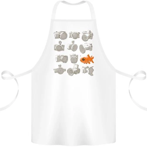 Fisheye Photography Funny Photographer Lens Cotton Apron 100% Organic
