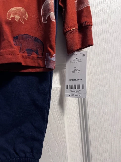 carters Carter’s boys 12 months two piece set outfit baby, infant 2