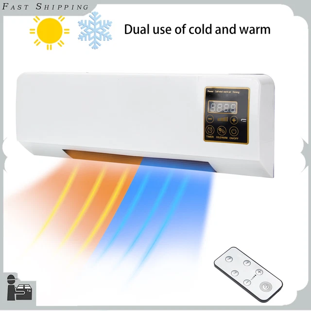 Schallen Wall Mounted PTC Heater - LED Display, Remote Control - AU