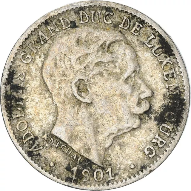 Luxembourg 5 Centimes Coin | Adolphe | 1901