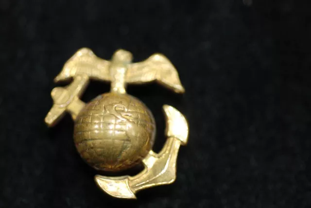 1920 'S Marine Coprs Eagle Globe & Anchor Collar Brass - #M19844