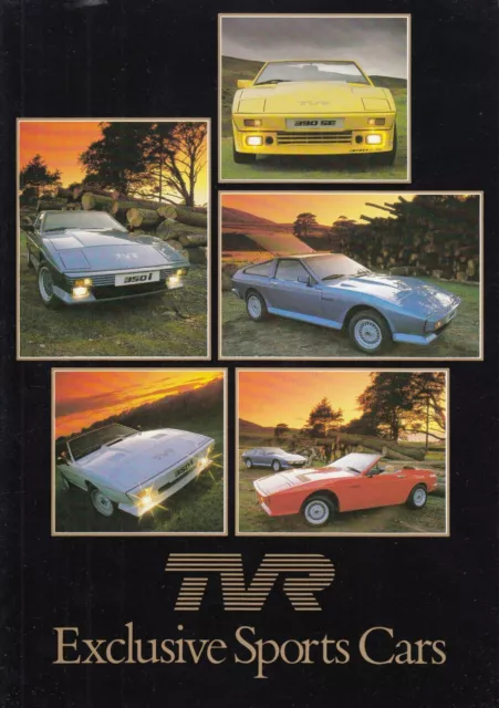 TVR 280i 350i 390SE Coupe Roadster Sportscar Prospekt Brochure UK AN