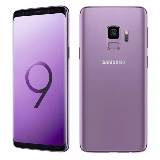 NEW Samsung Galaxy S9 SM-G960F 64GB Dual Sim Purple 12MP Unlocked Smartphone UK