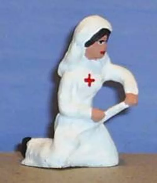 TOY SOLDIERS WORLD WAR 1 WWI ARMY MEDICAL NURSE 54 mm