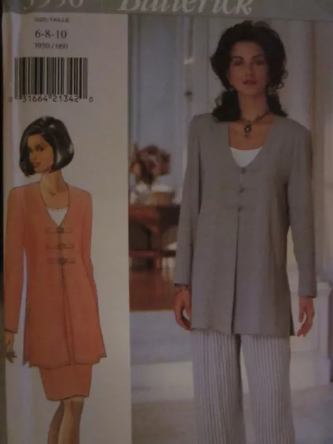 3950 UNCUT Vintage Butterick SEWING Pattern JESSICA HOWARD Dress Pants OOP