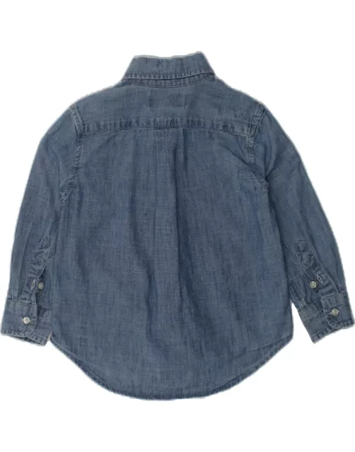 RALPH LAUREN Baby Boys Denim Shirt 18-24 Months Blue Cotton AS05 2