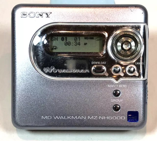 Sony MZ-NH600D MD Minidisc Walkman Portable Netmd MDLP HiMD