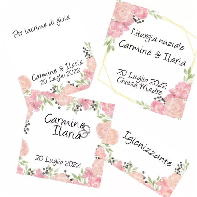 10 LACRIME DI Gioia Fazzolettino X Wedding Bag Nozze Matrimonio Sposi  Coordinato EUR 4,50 - PicClick IT