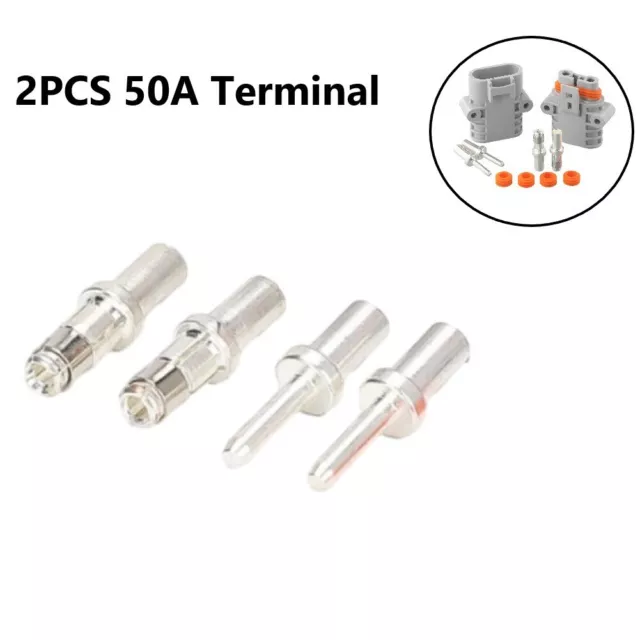 2 x connecteur étanche terminal 50A tension 24V pour véhicules électriques