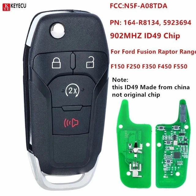 for Ford F-150 F-250 2015 2016 2017 2018 2019 2020 Flip Remote Key Fob 164-R8134