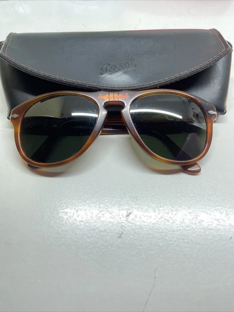 Persol PO0714 24/31 Occhiali da Sole Aviatore per Uomo - Havana