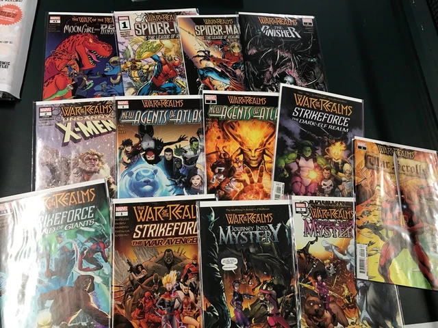 War Realms New Agents Atlas | MARVEL COMICS | COMPLETE SET ALL 1ST PRINTS #1 2 3