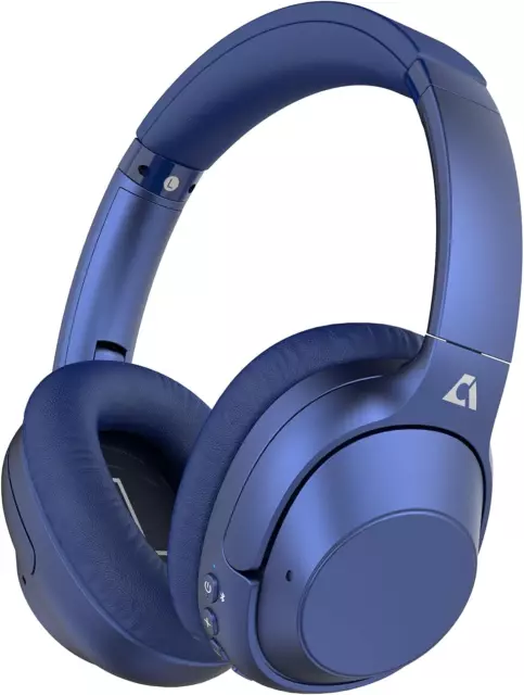 E500 Casque Bluetooth Sans Fil Reducteur De Bruit Active, Casque anti Bruit Blue
