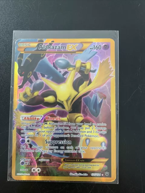 Alakazam EX Ultra Rare - 25/124 XY Fates Collide NM Pokemon Card