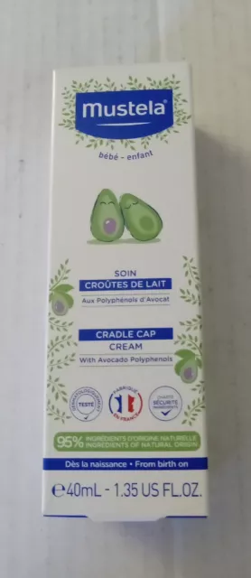 Cradle Cap Cream by Mustela, 1.35 oz Exp. 04/2025
