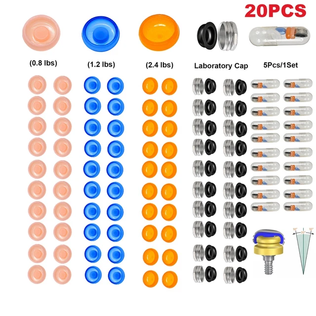 2-Set Dental Overdenture Locator Abutments & Retention Caps - Implant Attachment Parts