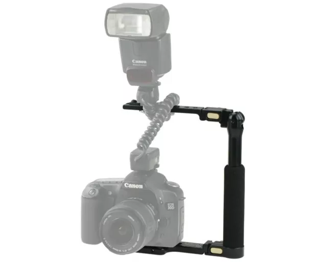 Custom Brackets CB Folding-S Camera Flash Bracket