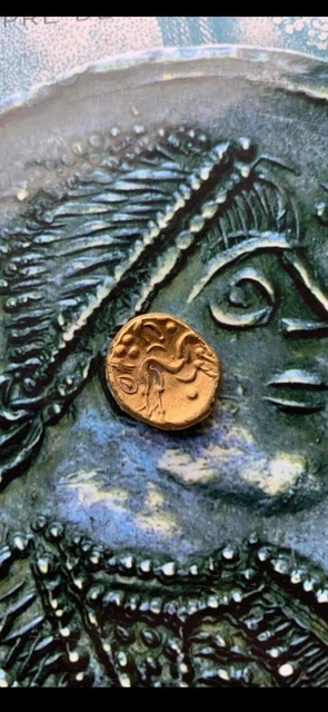 Celtic. Ambiani, Gallo Belgic. AV Stater, c.60-55 BC. Series E.