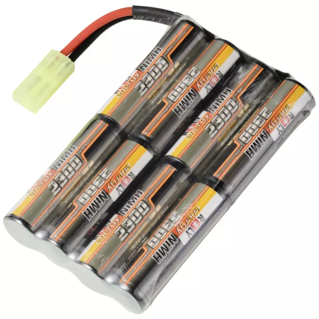 Reely Modellbau-Akkupack (NiMh) 9.6 V 2300 mAh Zellen-Zahl: 8  Mignon (AA) Mi...