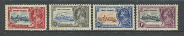 British Virgin Islands KGV 1935 Silver Jubilee set lightly used