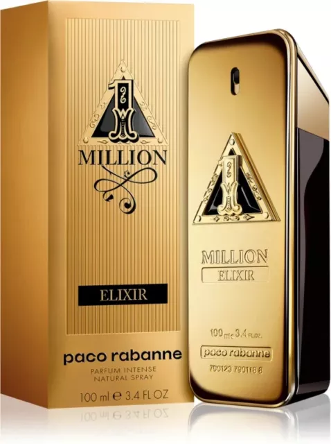 ONE MILLION ELIXIR 100ml - PÂCO RÂBANNE - EDP VAPORISATEUR NEUF SOUS BLISTER.