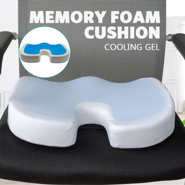 Coccyx Orthopedic Gel  Memory Foam Seat Cushion Office Seat Lumbar Pain Relief