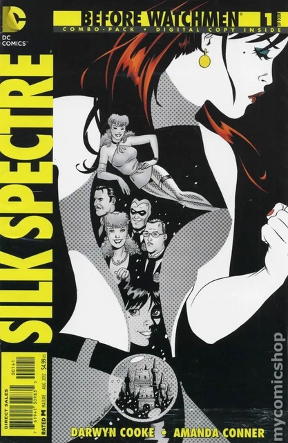 Before Watchmen Silk Spectre #1 Conner Combo Pack Variante BIEN 2012 Imagen de Stock