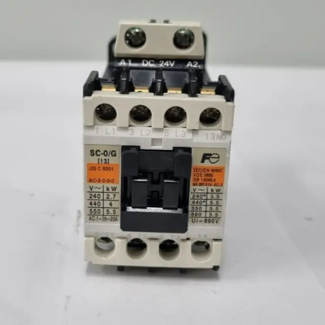 Fuji elec. Contactor 24VDC SC-0/G(SC13AG)