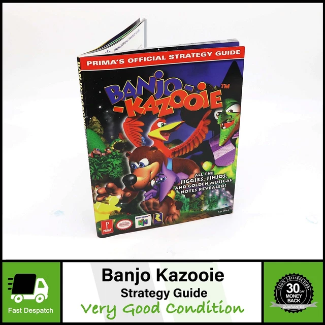 Banjo-Kazooie 2 Banjo Tooie Strategy Guide Book Nintendo 64 N64