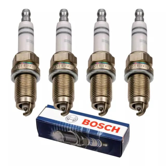 4 Zündkerzen BOSCH 1.2 1.4 TSI TFSI AUDI A3 VW Golf 5 6 Touran SEAT Ibiza Altea