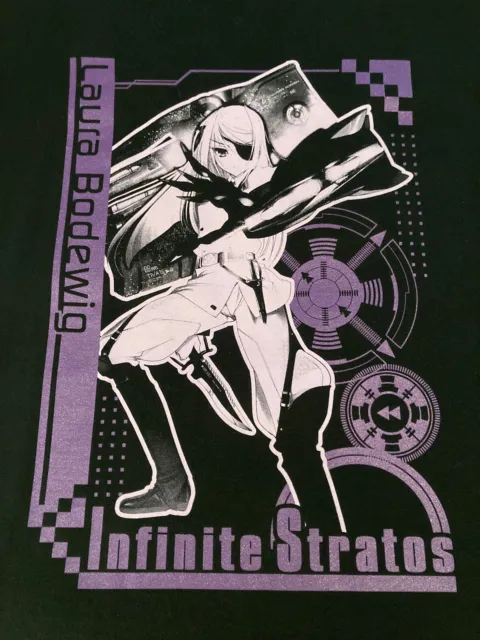Infinite Stratos Laura Bodewig Anime T-shirt AUTOGRAPH by TIFFANY GRANT/Laura VA