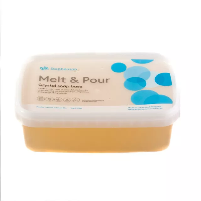 Base de Fonte et Coulage de Savon - Carotte, Concombre & Aloés SLS & Sles - 1Kg