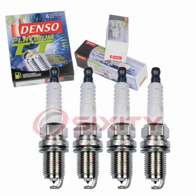 4 pc Denso Platinum TT Spark Plugs for 1985-1989 Toyota MR2 1.6L L4 Ignition dm