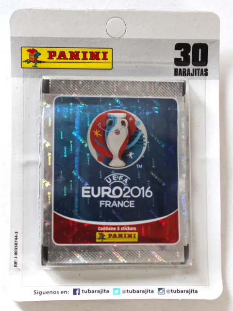 Panini EM EURO 2016 France - ED. SOUTH AMERICA 1 x BLISTER PACK 6 TÜTEN PACKETS