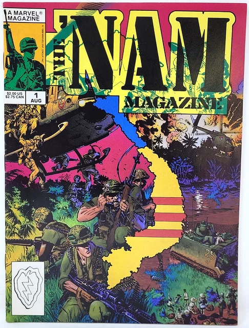 The 'NAM Marvel Magazine #1 August 1988 Vietnam War Comic First Patrol, Dust Off