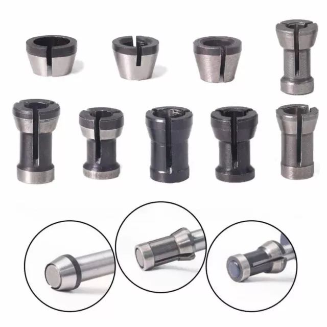 Sturdy Router Bit Shank Adapter for Chuck Conversion Engraving Trimming