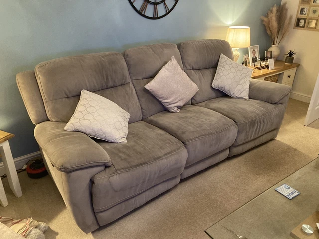 SCS NEW YORK Range Power Reclining Leather Suite 2x 2 Seaters 1x 1